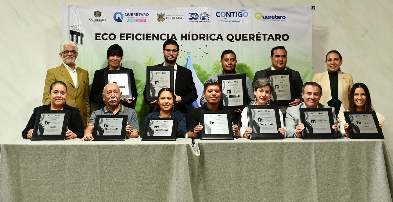 Autoridades de la UTEQ certifican a hoteles con Sello de Ecoeficiencia Hídrica 2024