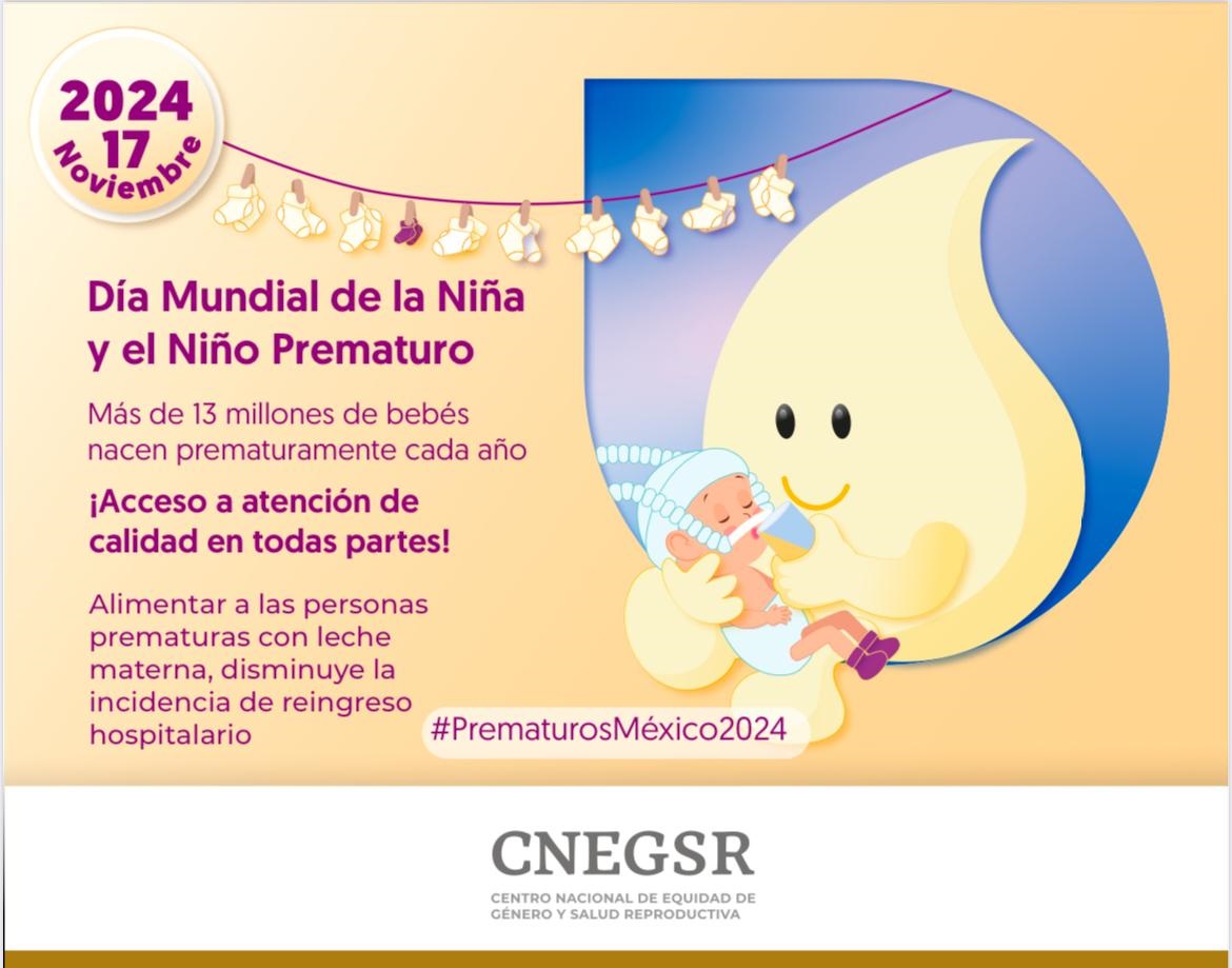 Se une SESA a la conmemoración del Día Mundial del Prematuro