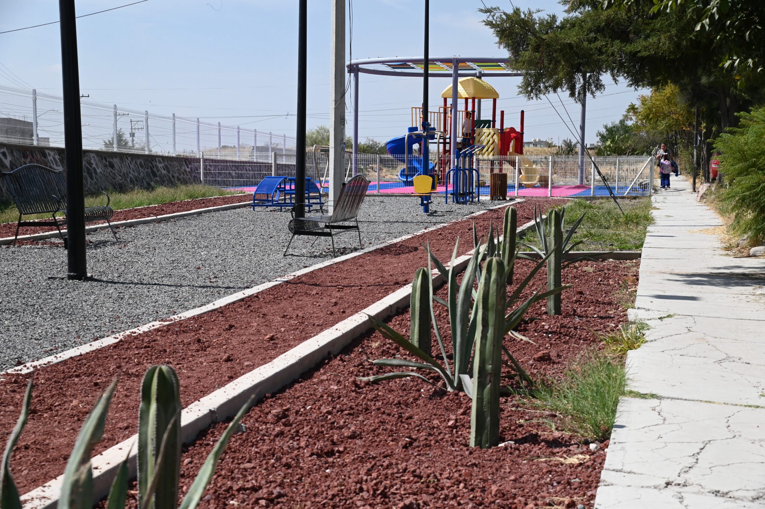 Finaliza la rehabilitación del parque en el fraccionamiento Fray Junípero Serra