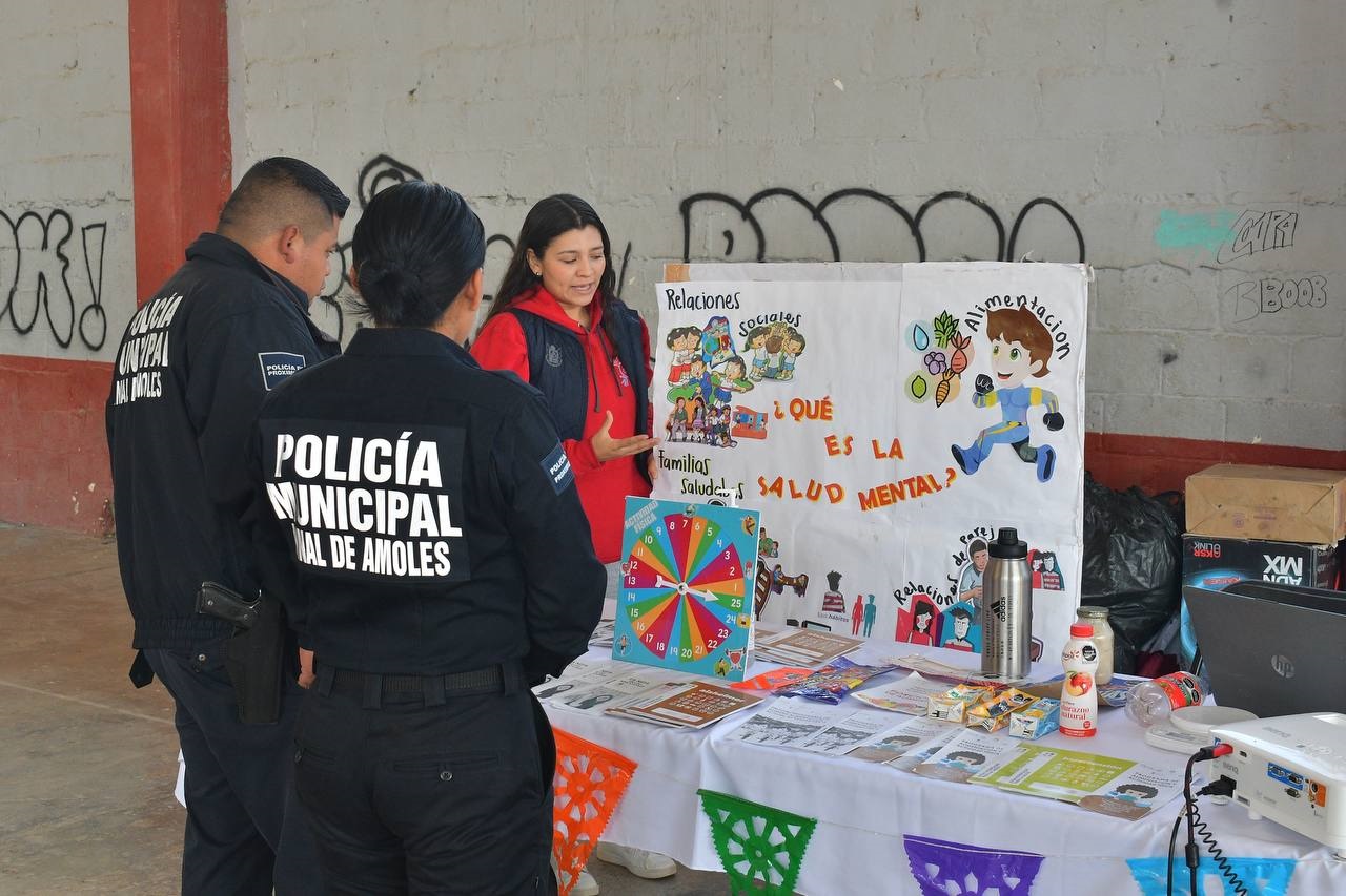 Realiza SESA Feria de Salud para Policías Municipales de la Sierra Gorda