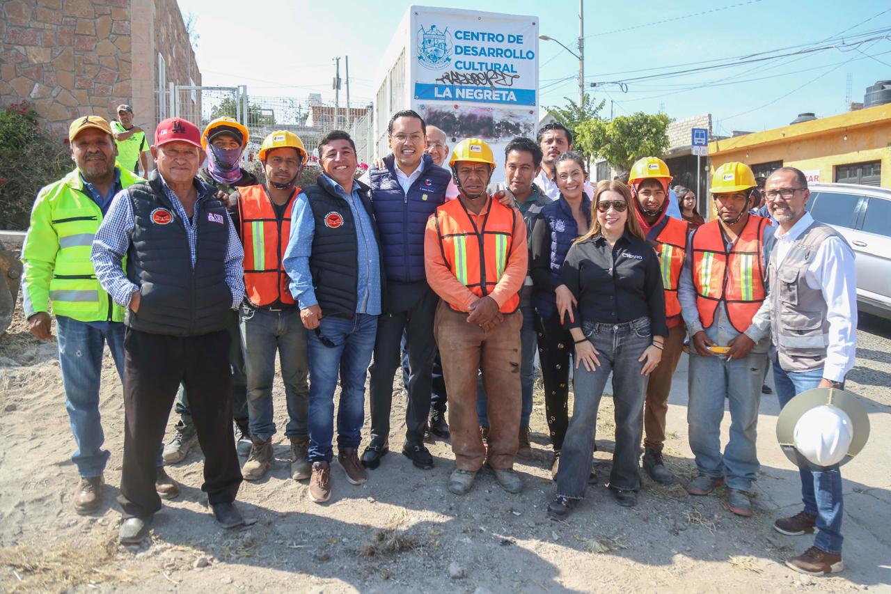 Chepe Guerrero inicia obras en La Negreta con una inversión de 13 millones