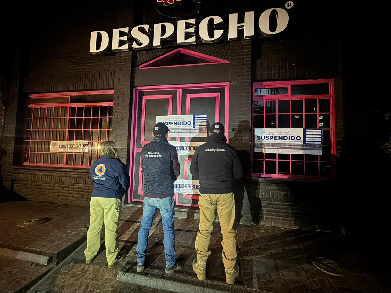 Municipio de Querétaro clausura bar “Despecho” por incumplimiento de normativas