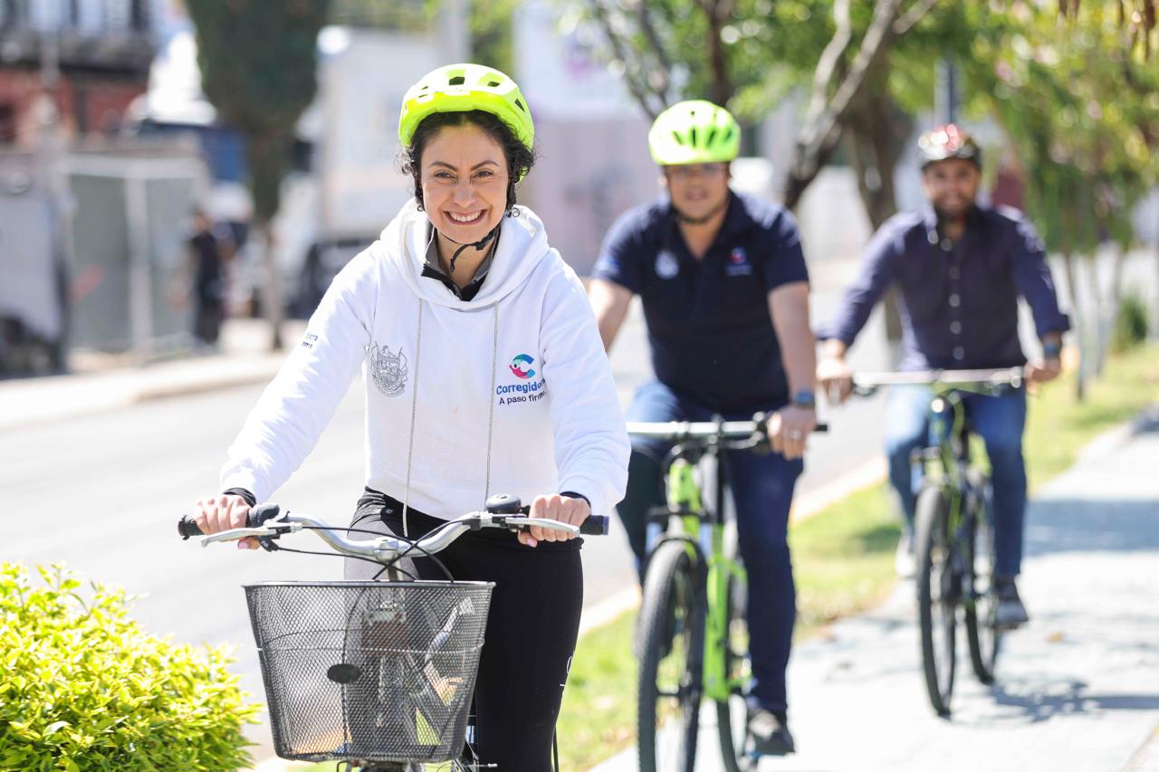 Más de 15 km de ciclovía rehabilitados en la cabecera municipal de Corregidora