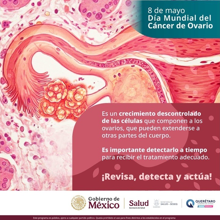 Conmemora la Secretaría de Salud el Día Mundial del Cáncer de Ovario