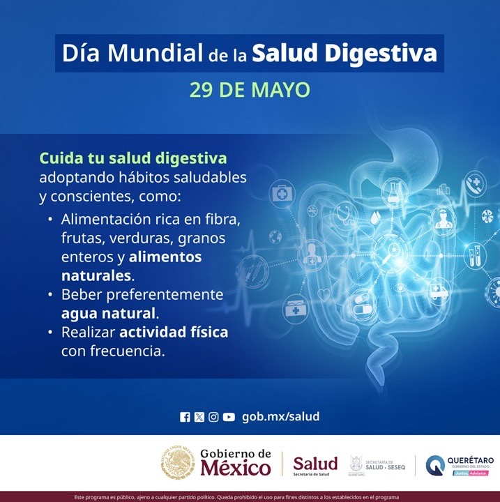 Conmemora SESA el Día Mundial de la Salud Digestiva