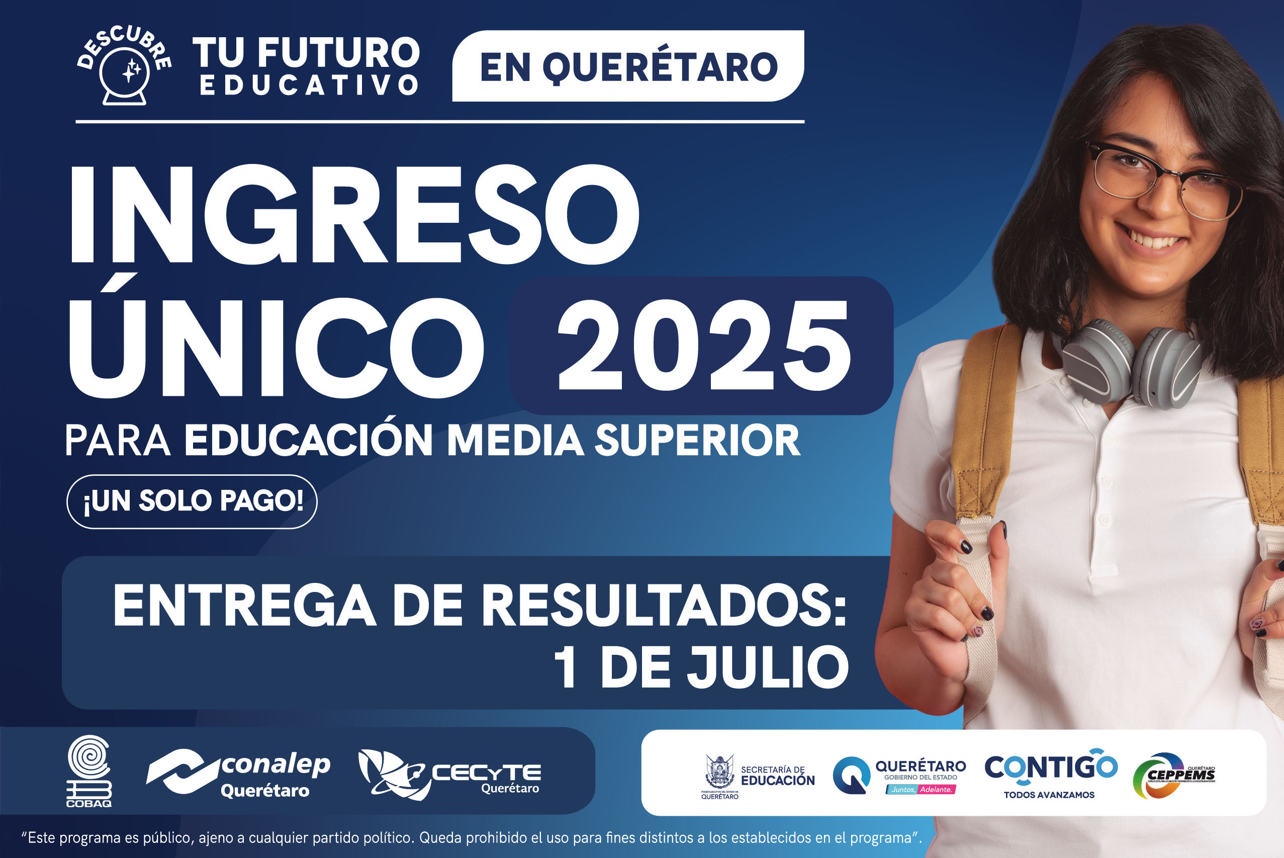 Alistan resultados de Ingreso Único para educación media superior