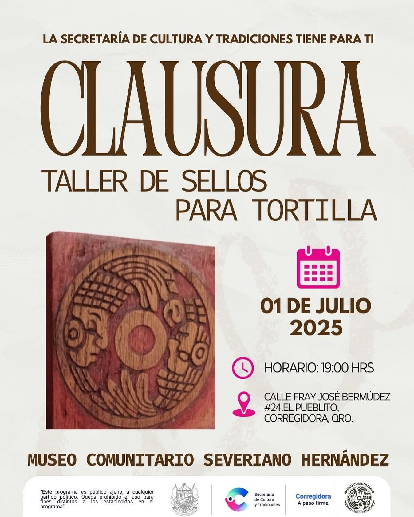 Clausuran taller de sellos en El Pueblito: rescatan tradición otomí de las tortillas ceremoniales