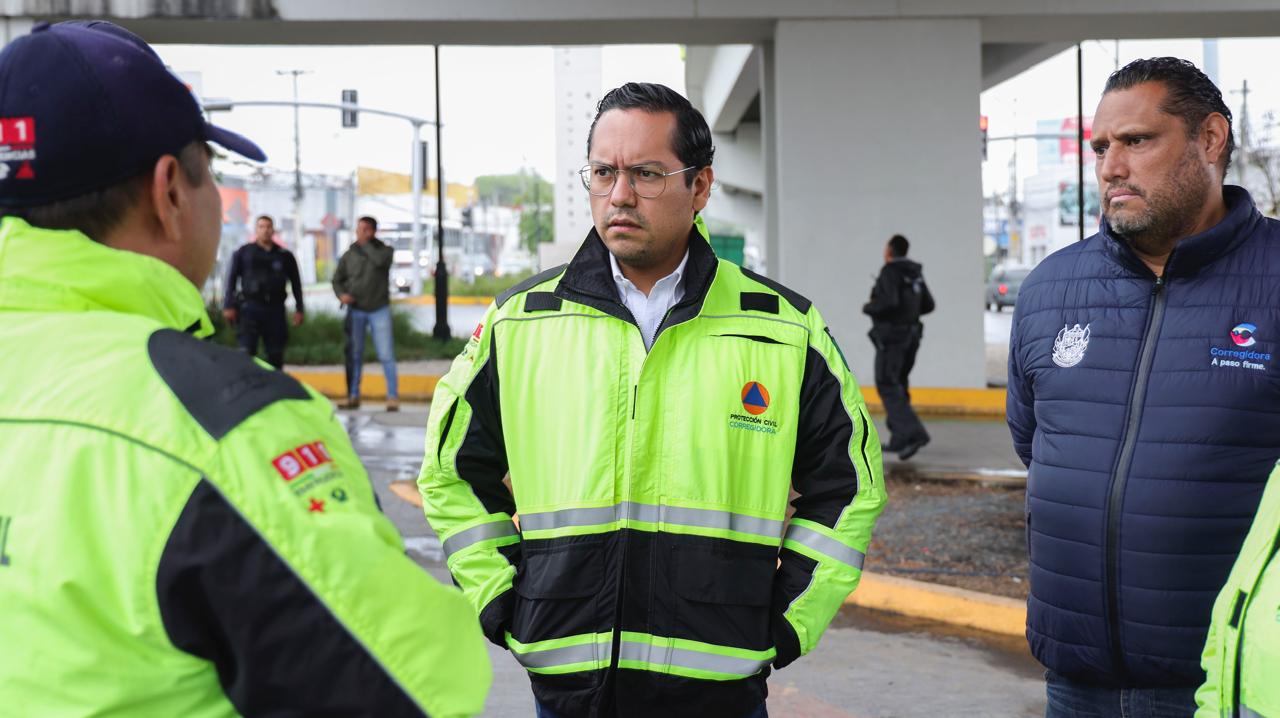 Chepe Guerrero supervisa cárcamo del Distribuidor Constituyentes para prevenir inundaciones
