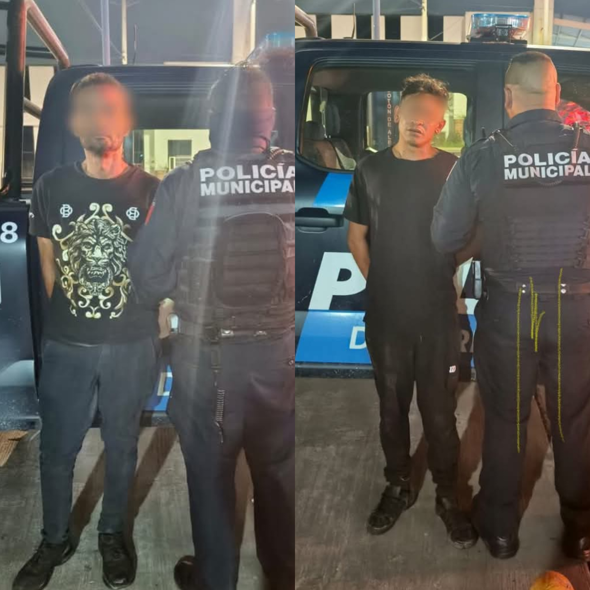 Dos detenidos por la presunta comisión de robo a comercio en Corregidora