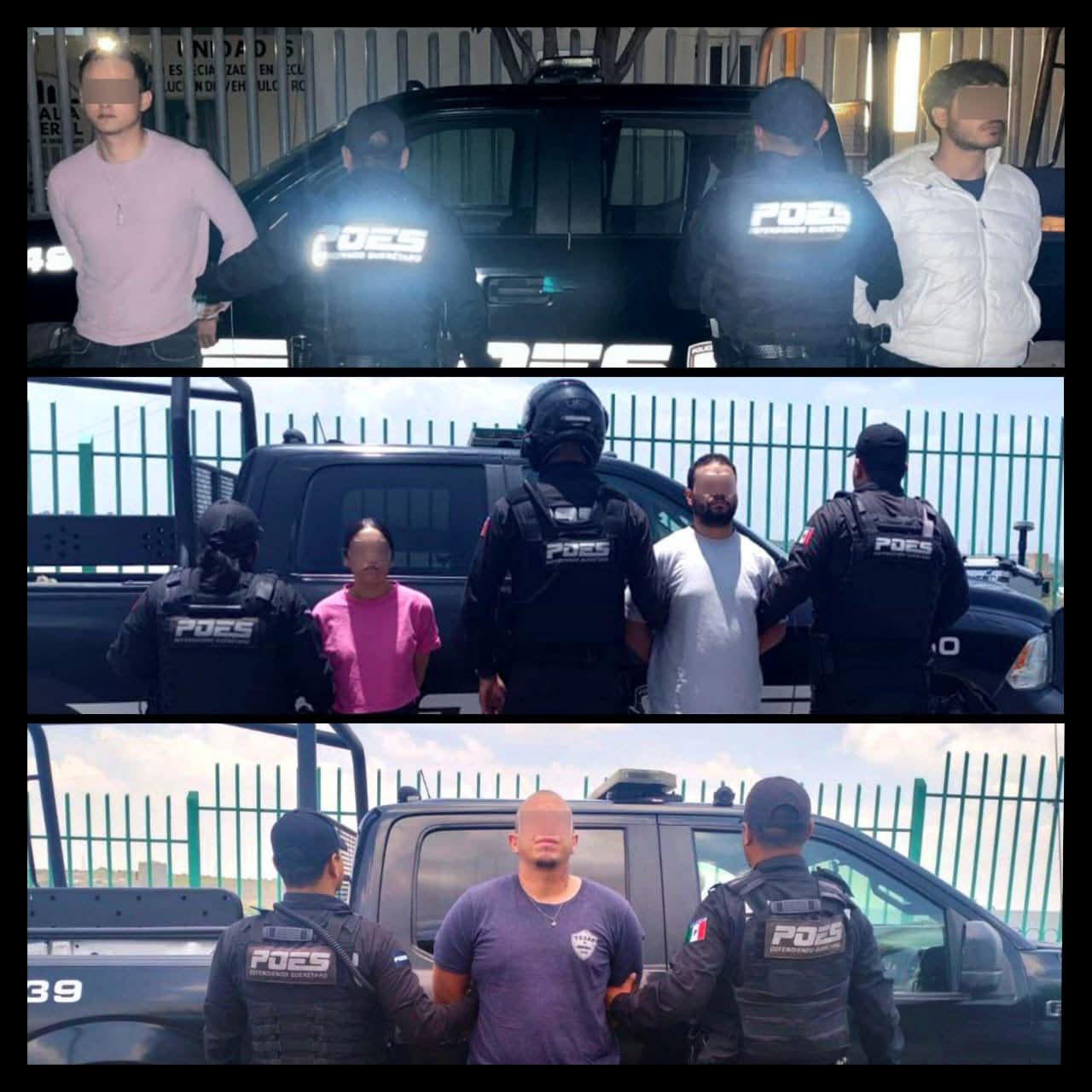Aseguran cuatro kilos de narcótico y detienen a cinco personas en operativos simultáneos en Querétaro