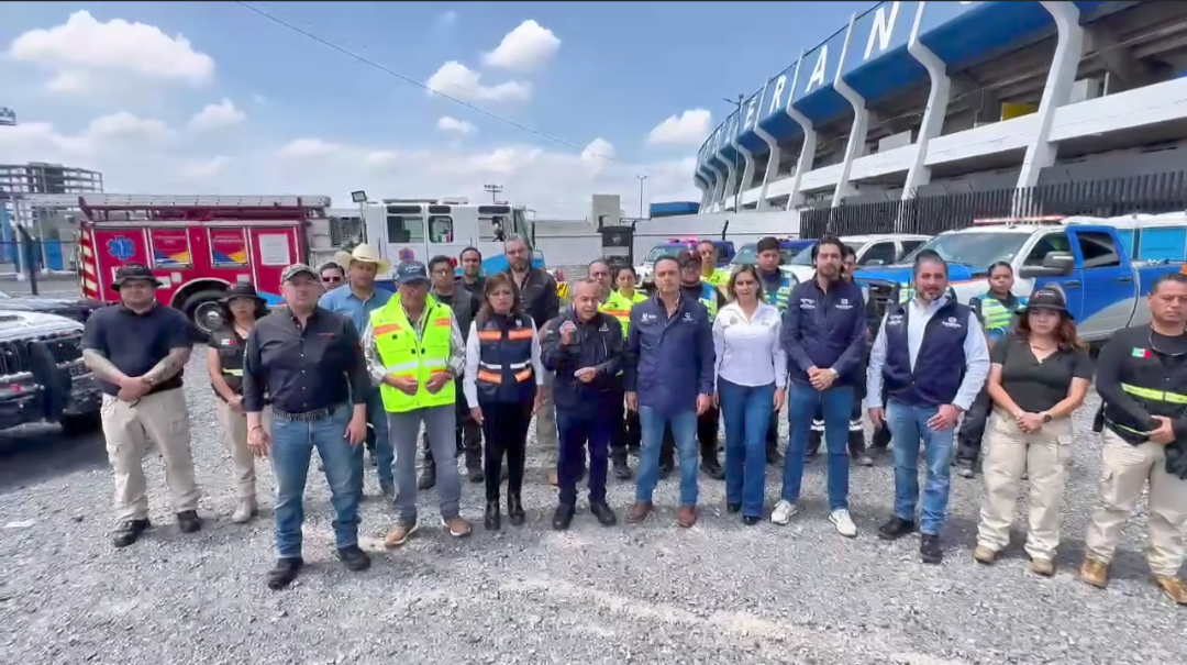 Autoridades estatales y municipales emiten llamado preventivo ante pronóstico de lluvias fuertes en zona metropolitana