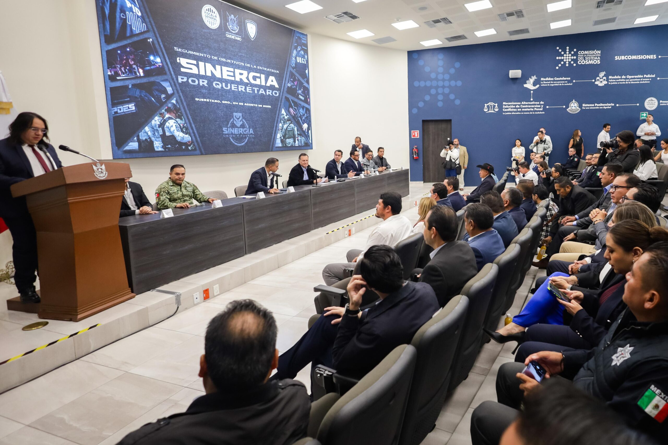 Corregidora presente en la Reunión para el Seguimiento de Objetivos de la Estrategia “Sinergia por Querétaro”