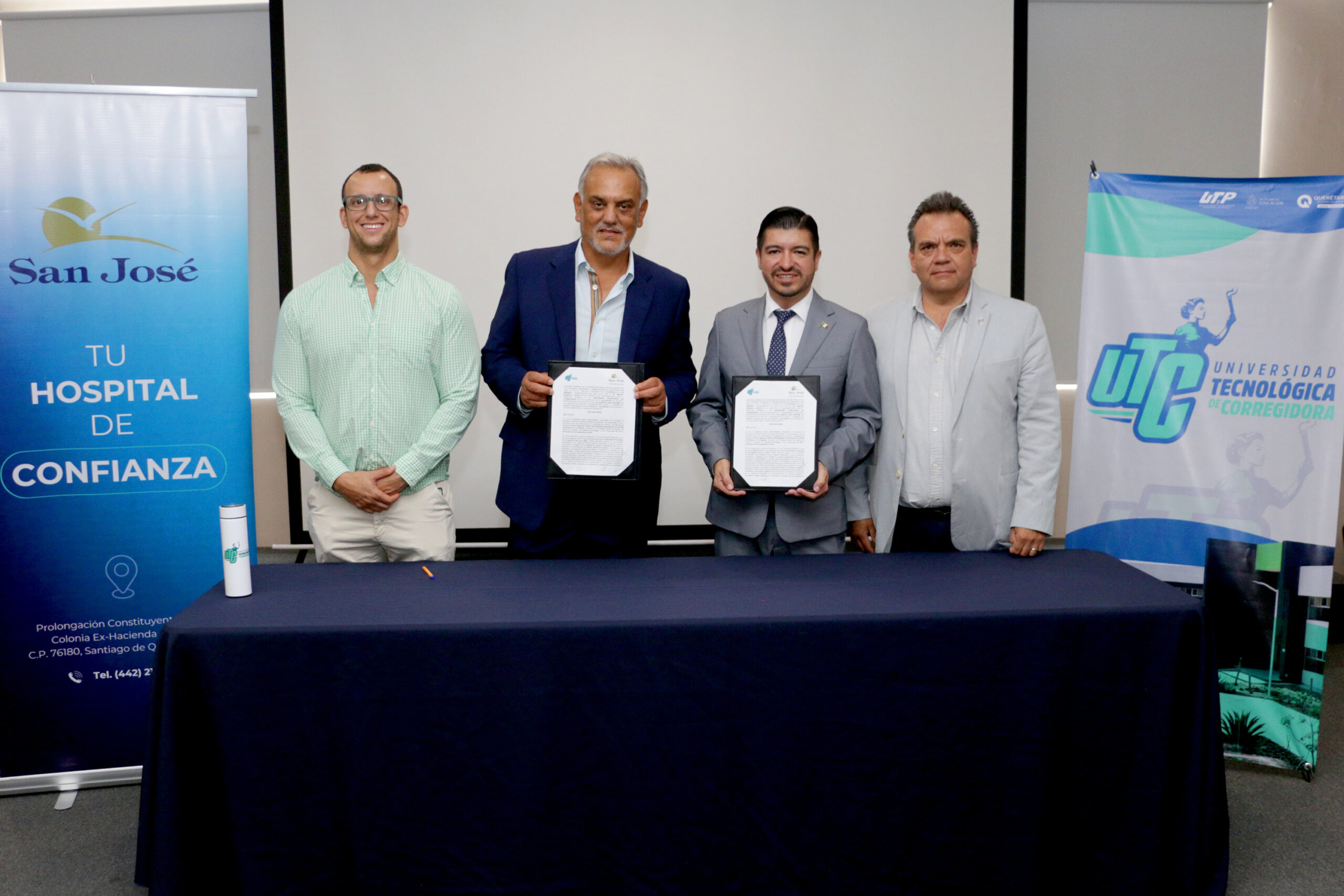 Formalizan UTC y Hospital San José colaboración en beneficio de estudiantes