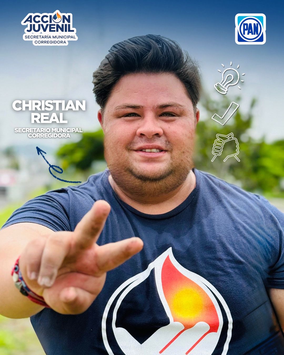 Christian Real asume la Secretaría de Acción Juvenil del PAN en Corregidora