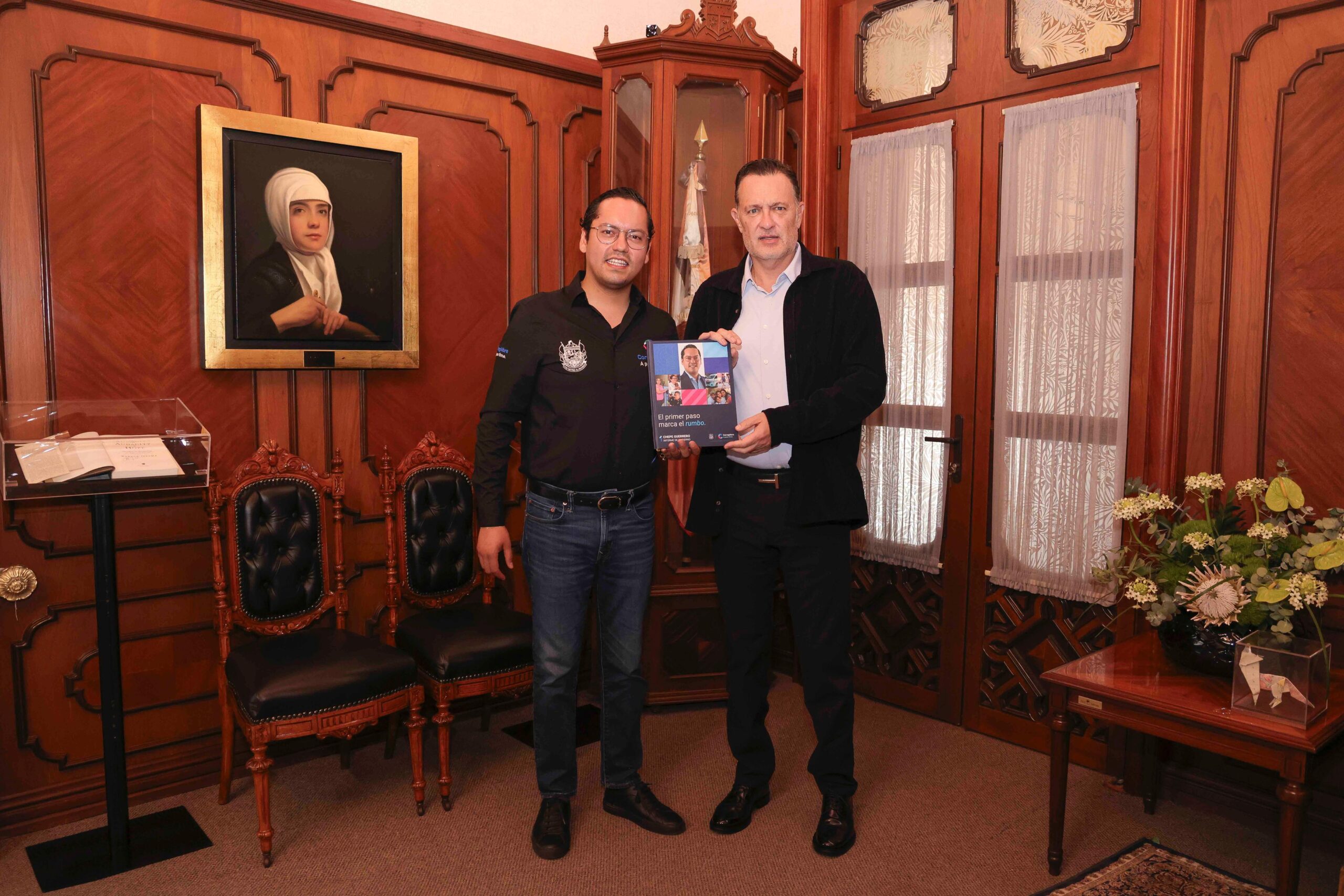 Chepe Guerrero entrega su Primer Informe de Resultados al gobernador Mauricio Kuri