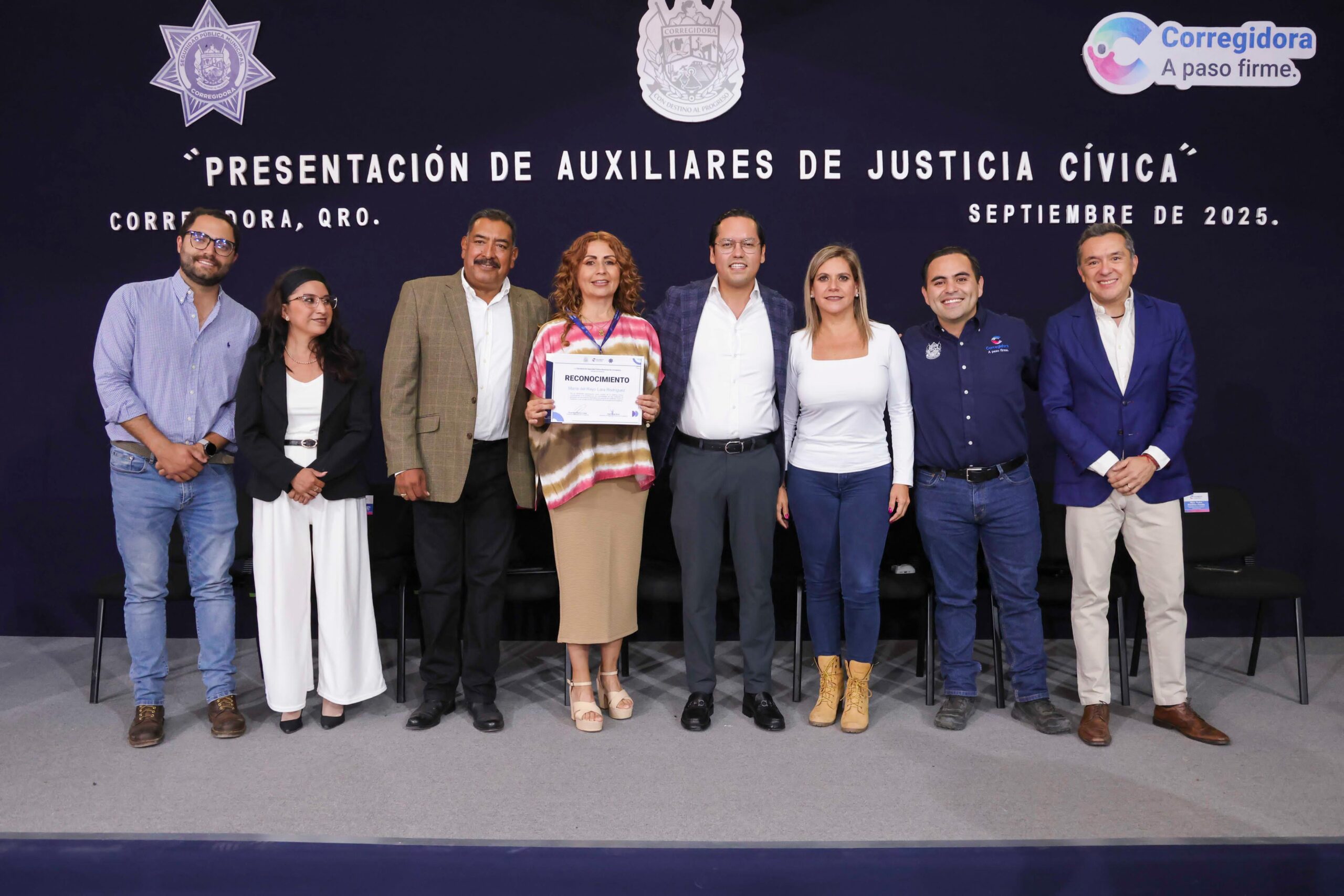 Chepe Guerrero presenta a los Auxiliares de Justicia Cívica en Corregidora: vecinos que construyen seguridad