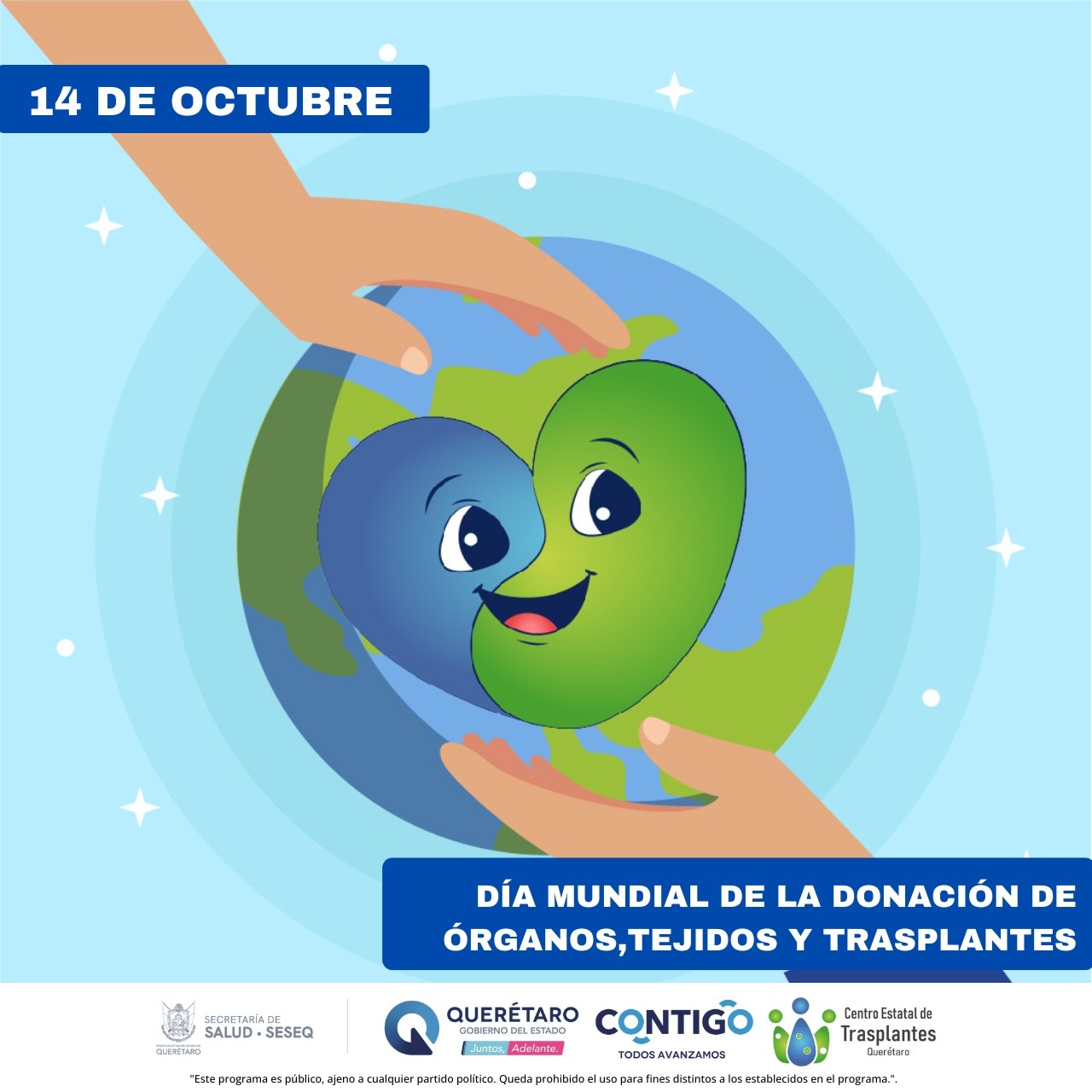 Se suma SESA la Día Mundial de la Donación de Órganos, Tejidos y Trasplantes