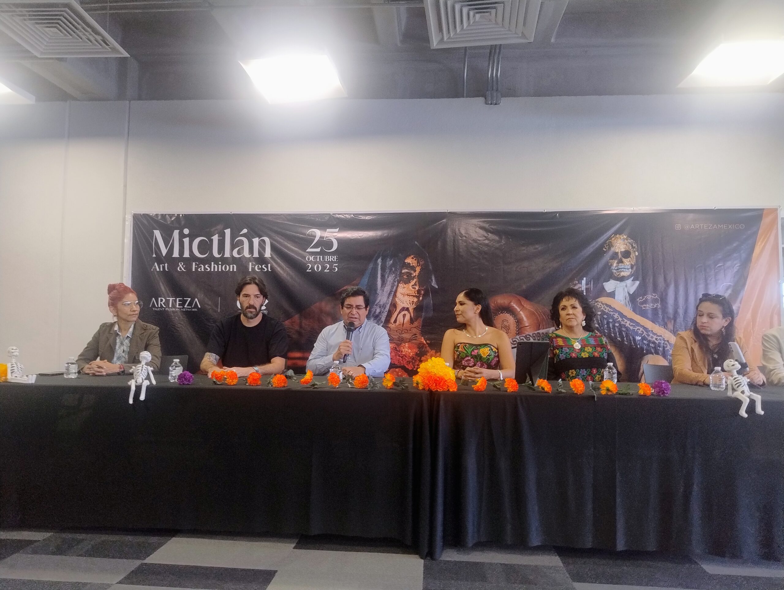 Presentan “Mictlán Art & Fashion Festival”: arte, moda y tradición se fusionan en un homenaje al Día de Muertos 