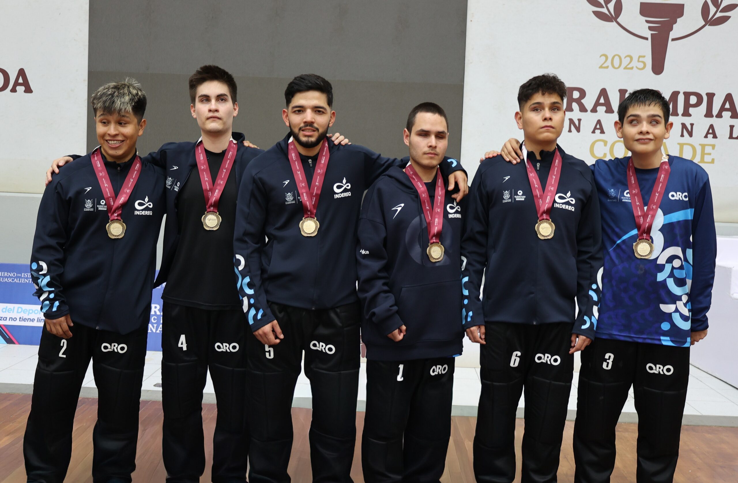 Atletas queretanos de golbol dominan las preseas de oro en Paralimpiada Nacional