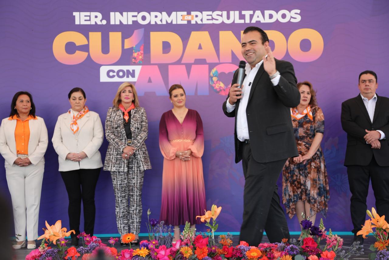 Elena Arreguín de la Torre, rinde su Primer Informe de Resultados “Cuidando con Amor”, al Frente del DIF Municipal de Colón