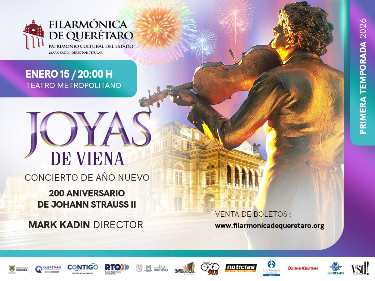 Anuncia la OFEQ el concierto inaugural de su temporada 2026