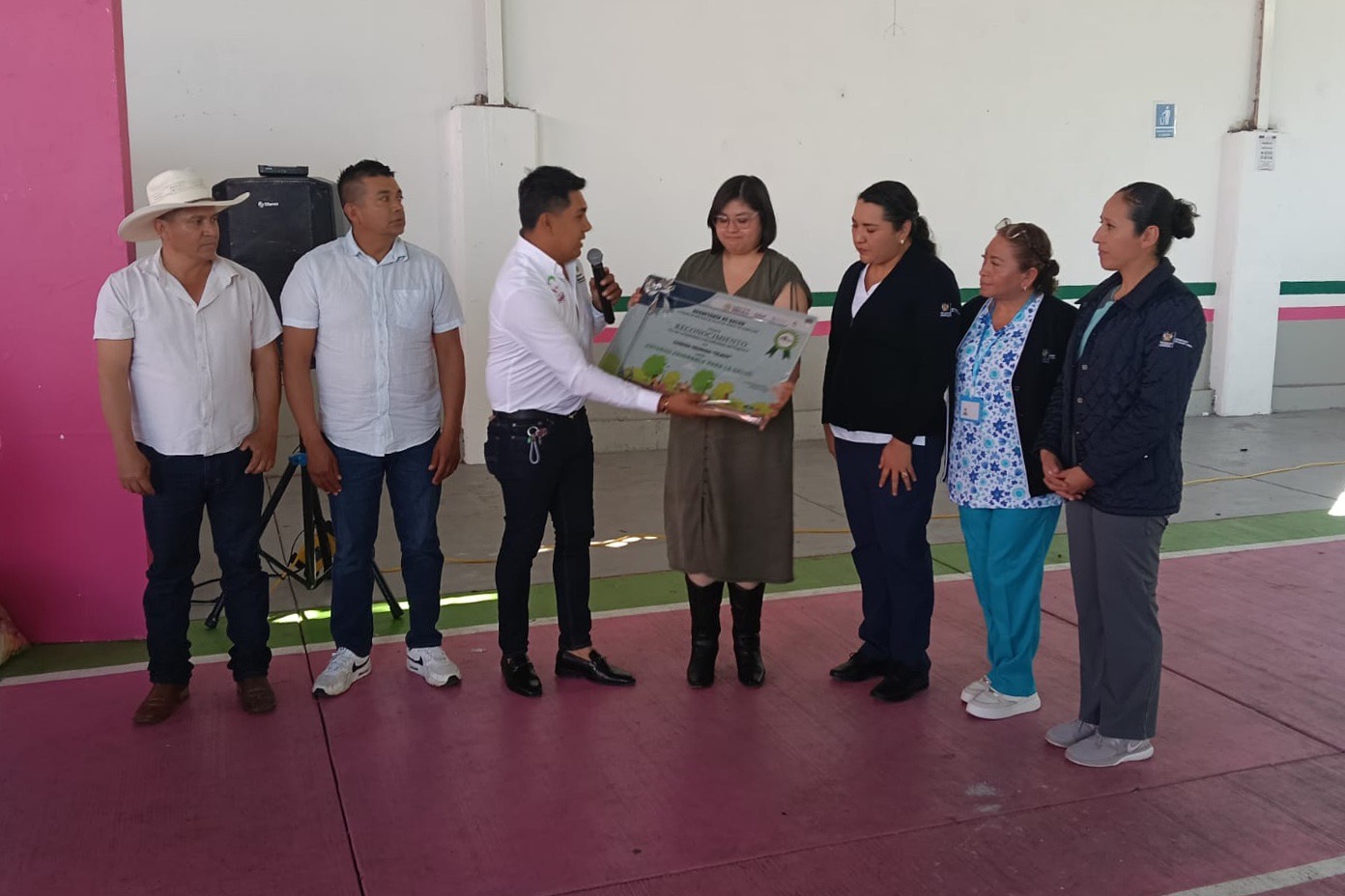 Certifica SESA a Comunidad y Espacio de Recreación Saludable en Tilaco, Landa de Matamoros