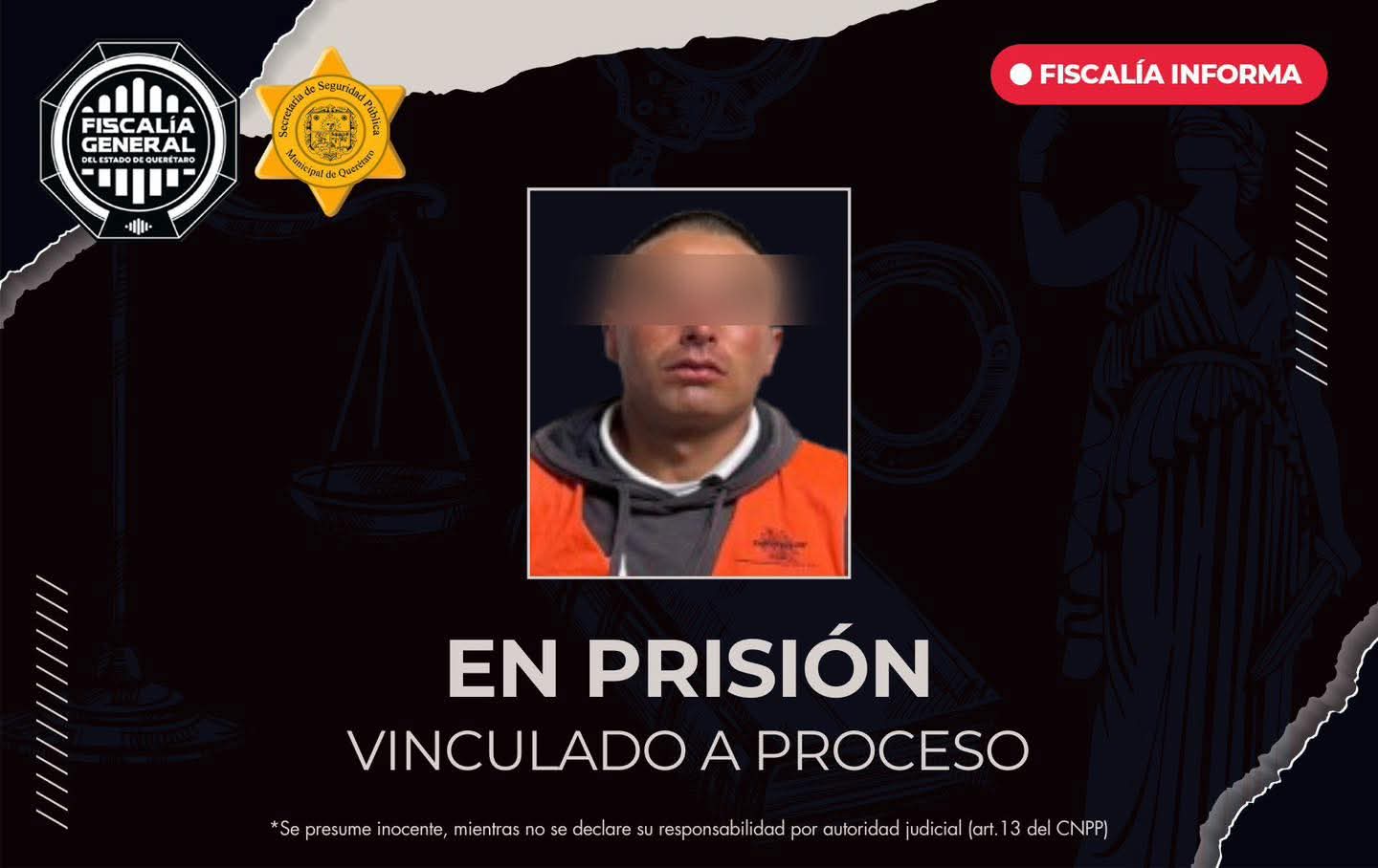 EN PRISIÓN POR ROBO ESPECÍFICO A COMERCIO EN JURIQUILLA