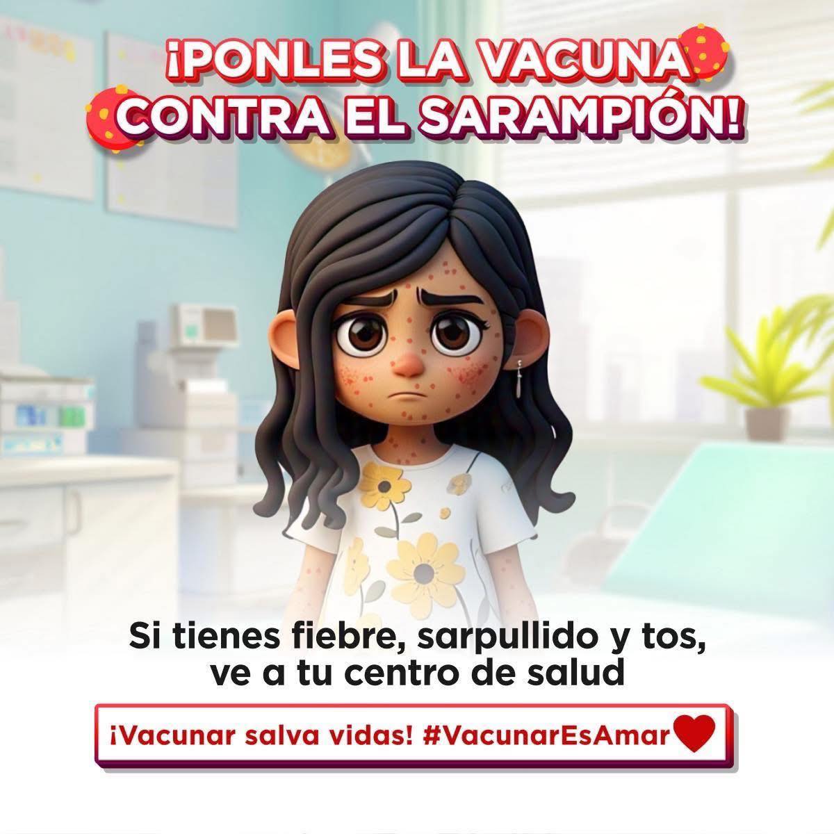 Intensifica SESA acciones de vigilancia y vacunación para prevenir el sarampión