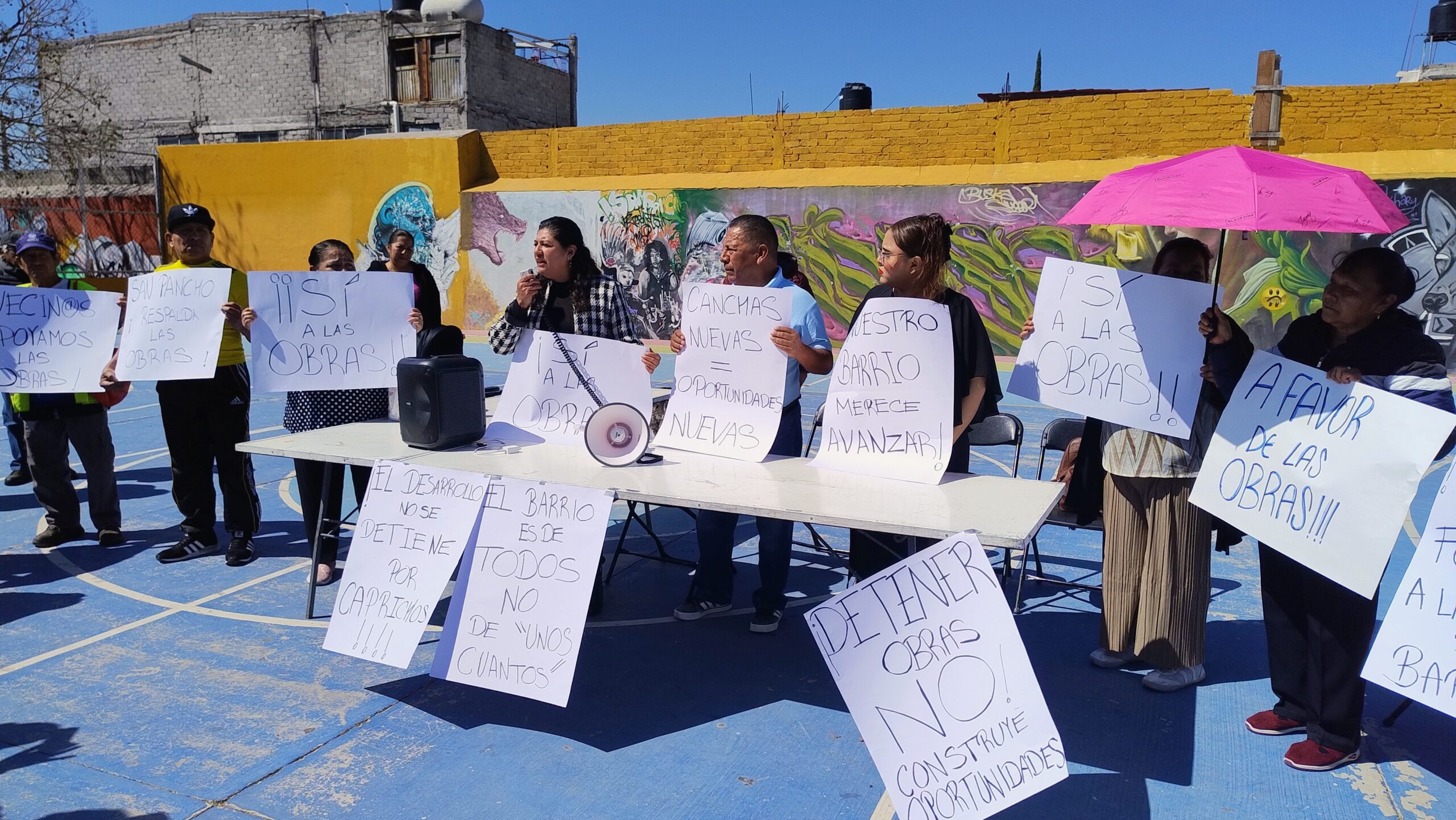 Vecinos de San Francisquito desconocen a la “Confederación Indígena del Barrio” y respaldan obras municipales