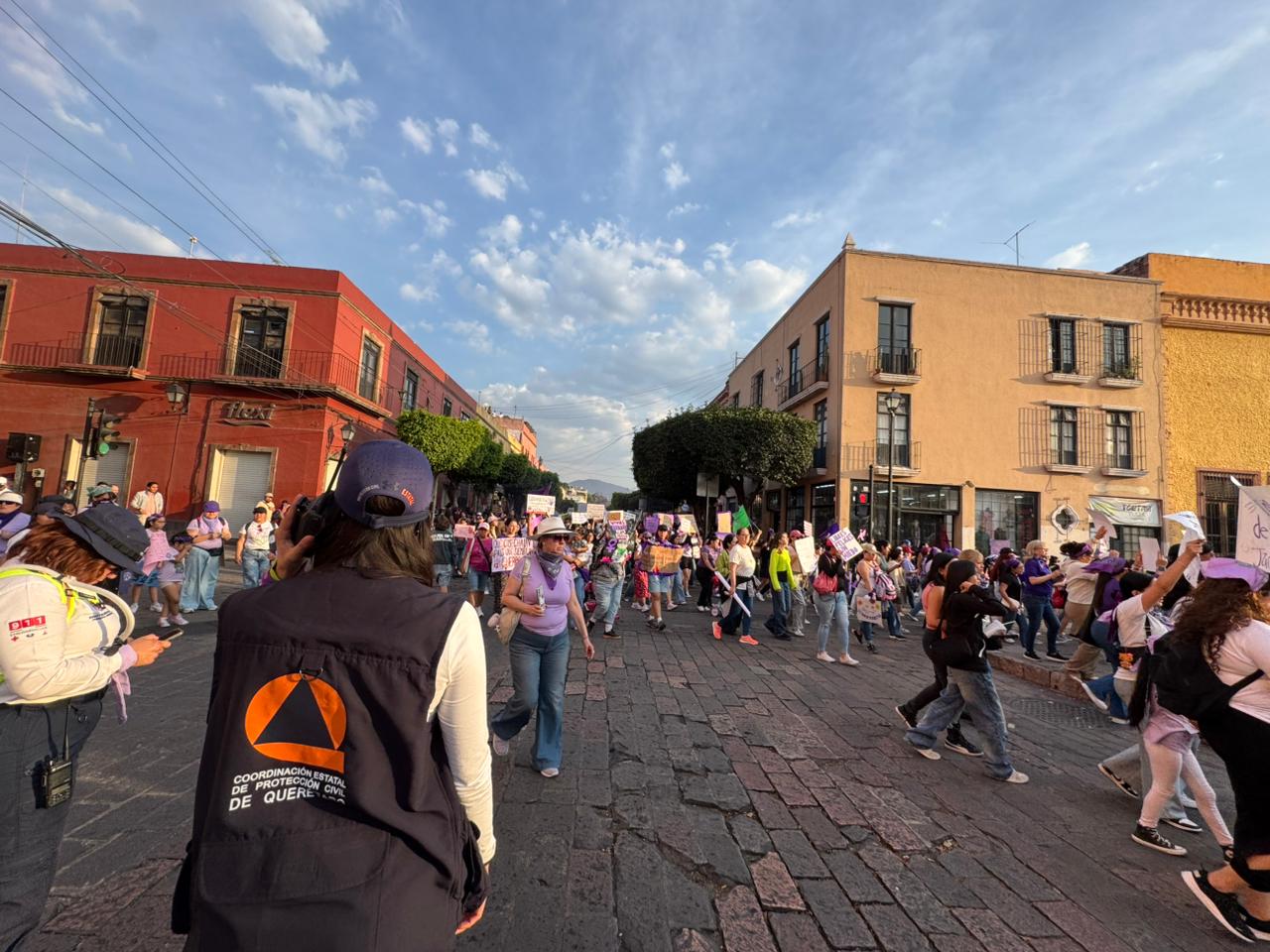 Saldo Blanco tras manifestaciones 8M en Querétaro