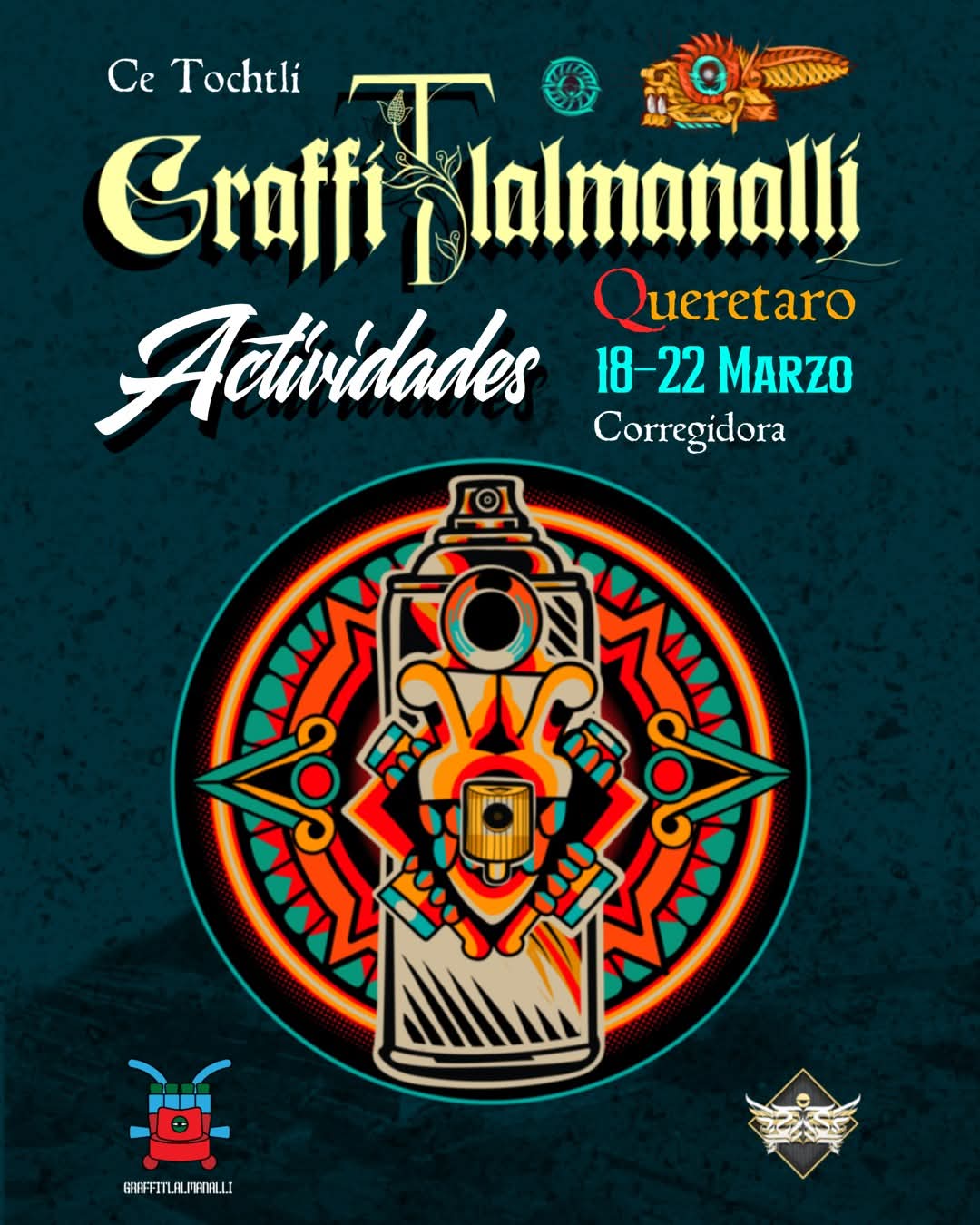 Graffitlalmanalli: El festival que fusiona el arte urbano con la raíz ancestral llega a Corregidora