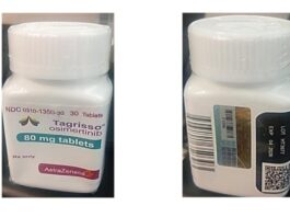 Emite COFEPRIS alerta sanitaria de medicamentos sobre la falsificación del producto Tagrisso