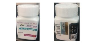 Emite COFEPRIS alerta sanitaria de medicamentos sobre la falsificación del producto Tagrisso