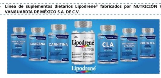 Emite COFEPRIS Alerta Sanitaria sobre comercialización suplementos alimenticios Lipodrene