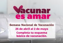 Invita SESA a la Semana Nacional de Vacunación 2026