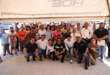 Entrega Luis Nava obra social en Jalpan