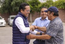 Chepe Guerrero y Gobierno del Estado supervisan limpieza de drenaje pluvial en Tejeda