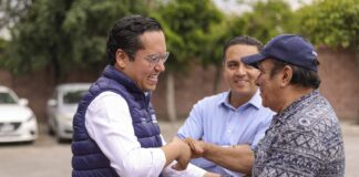 Chepe Guerrero y Gobierno del Estado supervisan limpieza de drenaje pluvial en Tejeda