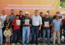 Gaspar Trueba Entrega 20 mil Raquetas de Nopal Forrajero