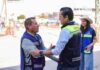 Chepe Guerrero supervisa obra emergente por socavón en Blvd. De Las Américas