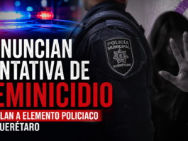 Denuncian presunta tentativa de feminicidio contra una mujer en Querétaro; señalan a elemento policiaco
