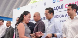 Chepe Guerrero y Mauricio Herbert encabezan la entrega de más de 450 títulos de propiedad a familias de la zona metropolitana