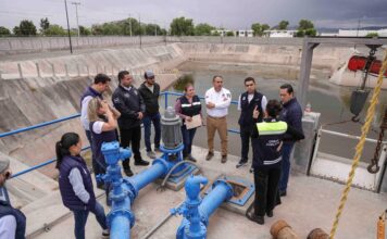 Chepe Guerrero supervisa el funcionamiento de cárcamos y drenes; registran un 85 % de avance en su mantenimiento