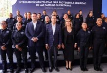 Chepe Guerrero da la bienvenida a 9 nuevos policías que fortalecerán la seguridad en Corregidora