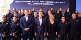 Chepe Guerrero da la bienvenida a 9 nuevos policías que fortalecerán la seguridad en Corregidora