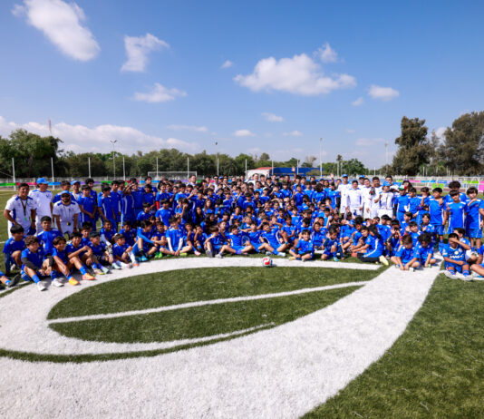 Convive Gobernador con participantes de la Clínica de Fútbol Indereq 2026
