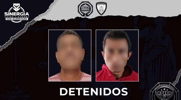 Catean inmueble en San Pedro Mártir; aseguran presuntos narcóticos y detienen a dos personas