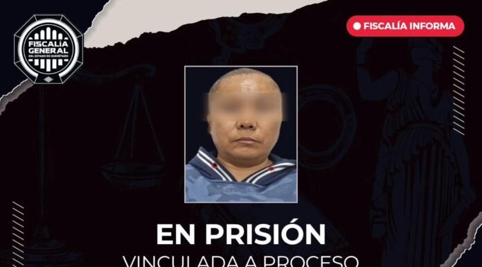 Vinculan a proceso y envían a prisión a mujer acusada de robo a comercio en Querétaro