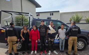 Seis detenidos tras persecución en Paseo Constituyentes; viajaban en vehículo con reporte de robo