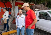 Adrián Alvaradejo y el Comité Municipal del PRIrecorren comunidades de Corregidora paraescuchar de frente a las familias